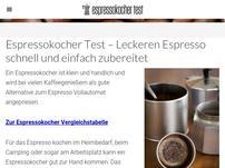 Espressokochertest.com