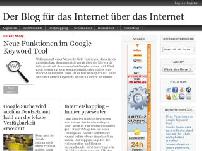 Der Blog für d​as Internet über d​as Internet