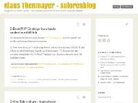 Klaus Thenmayer - Autorenblog