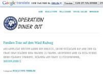 Operation Diner Out