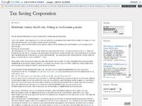Tax Saving Corporation