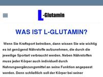 Alle Infos über L-Glutamin