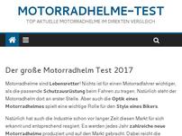 Motorradhelme-Test
