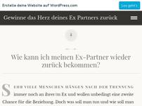 Blog Ex zurück gewinnen