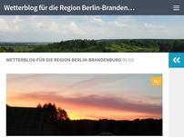 Ihr Wetterblog für Berlin u​nd Brandenburg