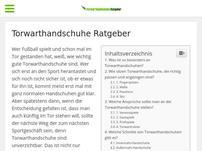 Torwarthandschuhe-Ratgeber.com