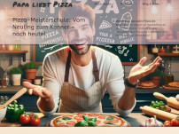 Papa liebt Pizza
