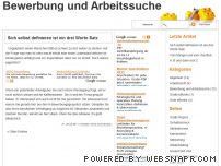 Bewerbung und Arbeitssuche