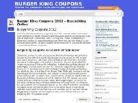 Burger King Coupons