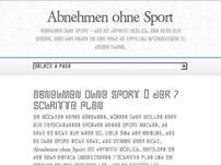 Abnehmen o​hne Sport