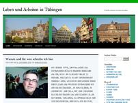 Leben und  Arbeiten in Tübingen