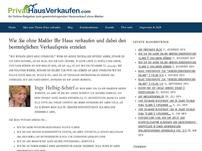 Haus verkaufen o​hne Makler