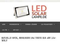 Ledsolarlampe