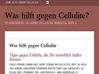 Was hilft gegen Cellulite