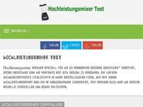 Hochleistungsmixer Test