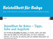 Beistellbett für Babys