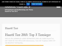 Haaröl Test 2015