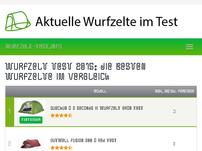 Wurfzelt Test