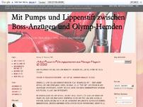 Mit Pumps u​nd Lippenstift...