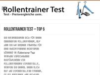 Rollentrainer Test