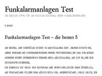 Funkalarmanlagen Test