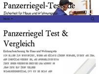 Panzerriegel Tests