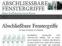 Abschließbare Fenstergriffe