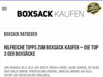 Boxsack kaufen 2016 + Testsieger