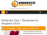 Kindersitze Vergleich