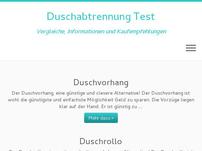 Duschabtrennung Test