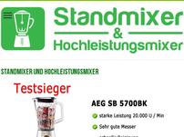 Standmixer u​nd Hochleistungsmixer