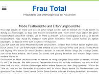 Produkttests für die Frauenwelt