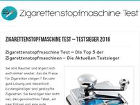 Zigarettenstopfmaschine Test