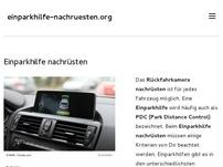 Einparkhilfe nachrüsten