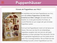 Puppenhaus Holz