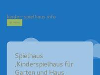 Ein Kinderspielhaus aus Holz
