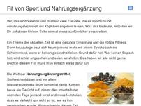 Fit von Sport