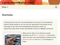 Carrera Rennbahn test