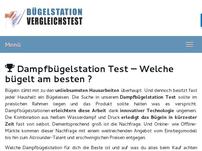 Dampfbügelstation Test