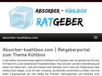 Absorber-Kühlboxen mit 12v