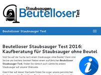 Beutelloser Staubsauger Test