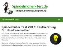 Spindelmäher Test