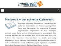 Minikredit Vergleichsportal