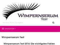 Wimpernserum Test