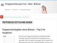 Treppenschutzgitter o​hne Bohren