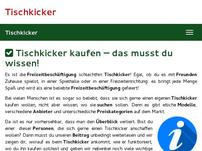 Tischkicker kaufen Ratgeber