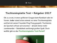 Tischtennisplatte Test & Vergleich