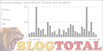 Kriegsursachen, destruktive Politik und Kindheit - Besucher