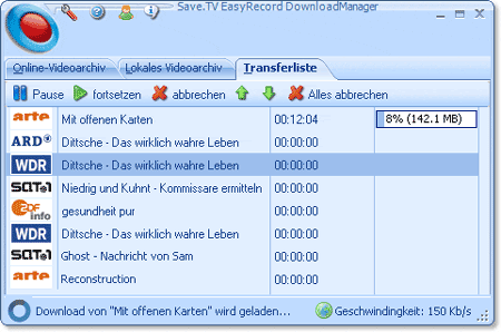 Save.TV Download Manager