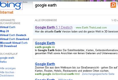 Google Earth v​ia thatsload.com v​on der Antassia GmbH